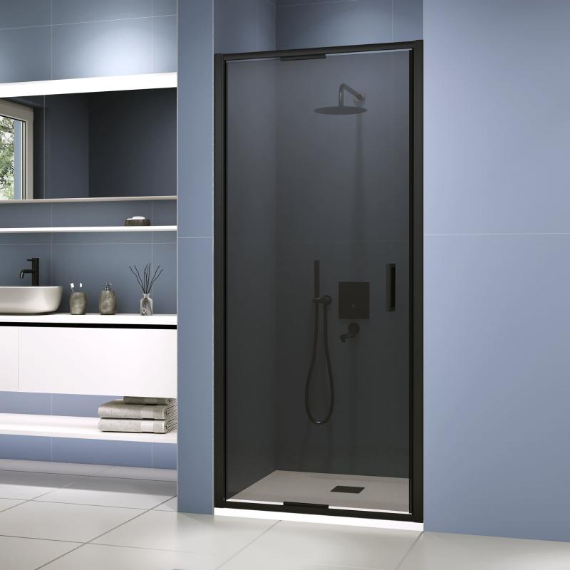 Душевая дверь RGW SV-05-2B 90х200, профиль — черный, стекло — Тонированное