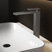 Смеситель для раковины Dice VBF-2DS2GM однорычажный, вороненая сталь Vincea фото в интернет-магазине Русалия