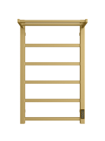 Полотенцесушитель ДВИН Fj plaza neo 80/50 ЭлектрическийК диммер квадрат Золотой матовый 4657795054372 фото в интернет-магазине Русалия