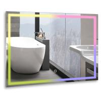 Зеркало AZARIO Livia-RGB 800х600 сенсорный выключатель с функцией диммера, мульти-цвет (LED-00002638) фото в интернет-магазине Русалия