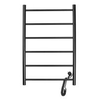 Электрический полотенцесушитель Аврора  черный DMT 109-6 50x71 ЧРН EK R фото в интернет-магазине Русалия