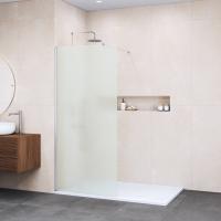 Душевая перегородка RGW WA-010 800, стекло матовое-сатинат, профиль хром фото в интернет-магазине Русалия