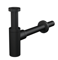 Сифон для умывальника DN32 DESIGN цельнометаллический, круглый A400BLACK AlcaPlast фото в интернет-магазине Русалия