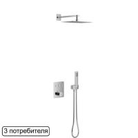 Термостатическая душевая система скрытого монтажа EXCELLENT Krotos AREX.SET.8046CR (хром) фото в интернет-магазине Русалия