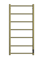Полотенцесушитель ДВИН J neo 100/50 ЭлектрическийК диммер Состаренная бронза матовая 4657795054761 фото в интернет-магазине Русалия
