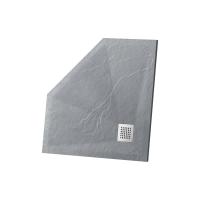 Поддон для душа из искусственного камня VST-4SP1010G, 1000*1000*25, серый Vincea фото в интернет-магазине Русалия