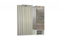 COMFORTY. Зеркало-шкаф "Турин-75" дуб бежевый фото в интернет-магазине Русалия