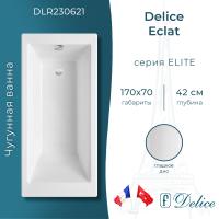 Ванна чугунная Delice Eclat 170х70 DLR230621 фото в интернет-магазине Русалия