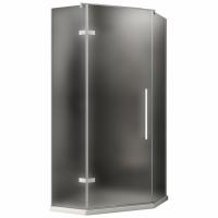 Душевой уголок ABBER Ewiges Wasser AG05090M 90х90 трапеция, профиль хром, матовое стекло фото в интернет-магазине Русалия