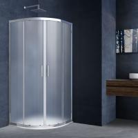 Душевой уголок Alpha VSQ-3AL800MT, 800*800, хром, стекло текстурное Vincea фото в интернет-магазине Русалия