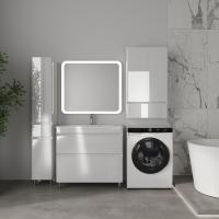 ПШ STYLE LINE "Атлантика 1000", с ящиком, белый глянец СС-00002566 фото в интернет-магазине Русалия