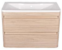 Комплект мебели Атлантика 80 Люкс подвесная, ясень перламутр Style Line фото в интернет-магазине Русалия