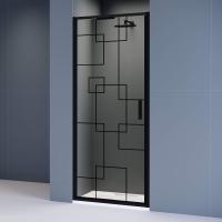 Душевая дверь RGW SV-05B 800, стекло Smart Line Black, профиль черный фото в интернет-магазине Русалия