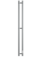 Полотенцесушитель ДВИН X-2 plaza neo 120/8 Электрический К диммер квадрат Сатин 4657801240997 фото в интернет-магазине Русалия