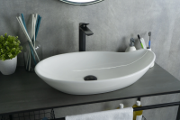 Раковина накладная овальная Simple-N N9052 GID фото в интернет-магазине Русалия