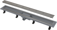 Водоотводящий желоб с порогами из нержавеющей стали с решеткой Simple APZ18 750M Alcaplast фото в интернет-магазине Русалия