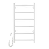 Электрический полотенцесушитель Аврора белый  DMT 109-6 40х80 БЕЛ EK L фото в интернет-магазине Русалия