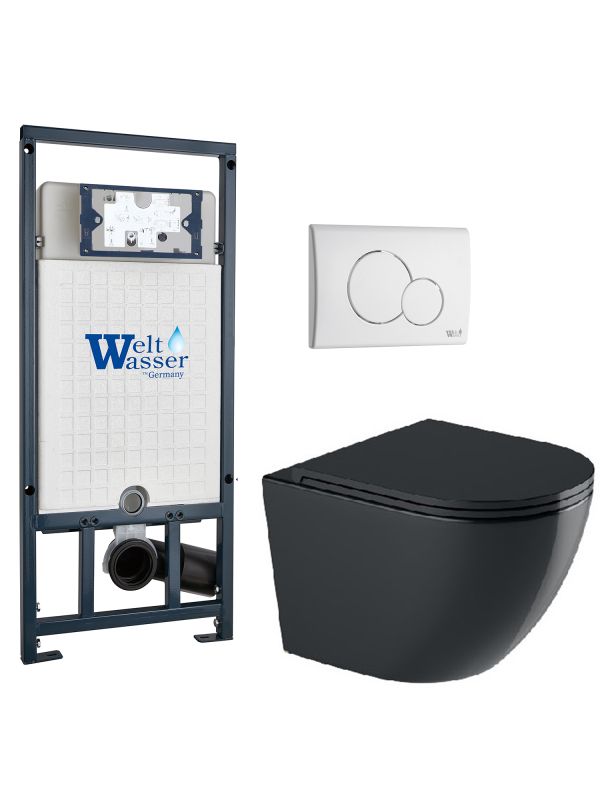 Комплект MARBERG 507 + MERZBACH 043 GL-BL + MAR 507 RD GL-WT WeltWasser