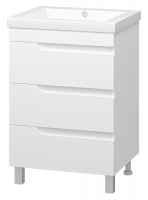 Тумба Софт 60 с раковиной Misty Алиса 58 Misty фото в интернет-магазине Русалия