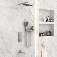 Душевой комплект VSFW-431T1RCH встраиваемый, термостатический, 3 режима, хром Vincea фото в интернет-магазине Русалия