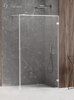 Душевое ограждение NEW TRENDY AVEXA WHITE 100x200 EXK-2911 (белый) фото в интернет-магазине Русалия