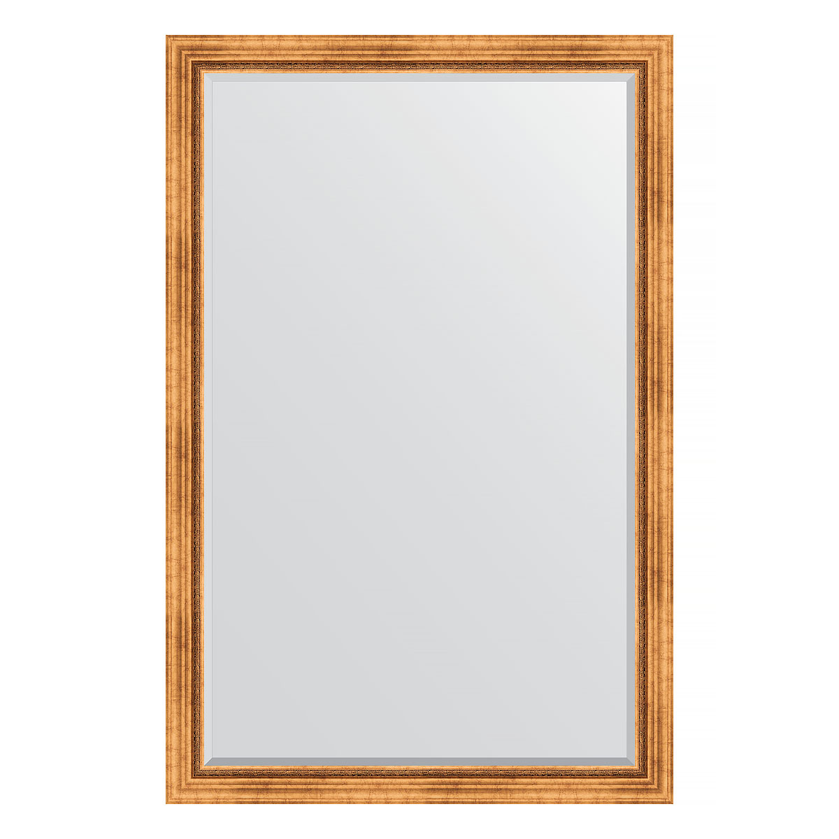 Зеркало настенное с фацетом EVOFORM в багетной раме римское золото, 116х176 см, BY 3620
