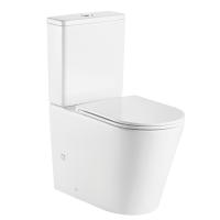 Унитаз безободковый AZ-2149 Vetro с сиденьем микролифт Azario фото в интернет-магазине Русалия