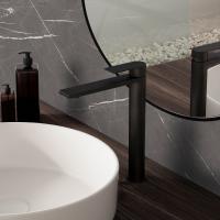 Смеситель для раковины Vogue (SS) VBF-2VS2MB однорычажный, черный матовый Vincea фото в интернет-магазине Русалия