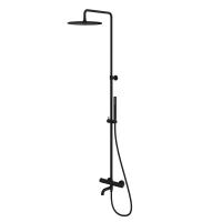 Термостатическая система для ванны наружного монтажа WHITECROSS Y Y1234BL (черный мат) фото в интернет-магазине Русалия