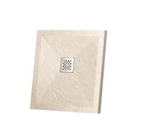 Поддон для душа из искусственного камня VST-4SR9090C, 900*900*25, бежевый Vincea фото в интернет-магазине Русалия