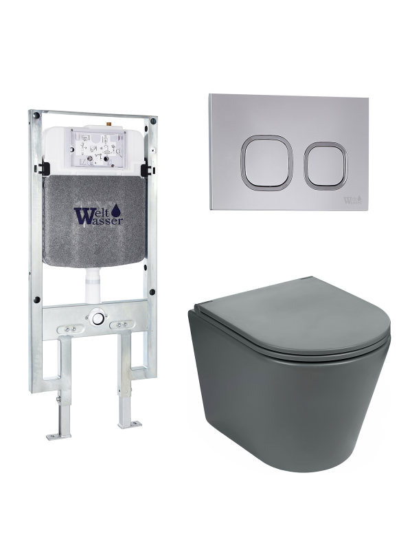 Комплект AMBERG 497 ST + SALZBACH 043 MT-GR + AMBERG RD-CR WeltWasser