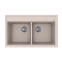 Кухонная мойка Florentina ЛИПСИ 20.370.E0820.107, песочный фото в интернет-магазине Русалия