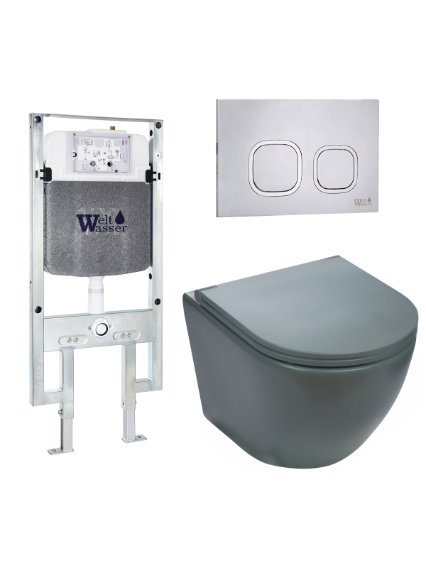 Комплект AMBERG 497 ST + MERZBACH 043 MT-GR + AMBERG RD-MT CR WeltWasser