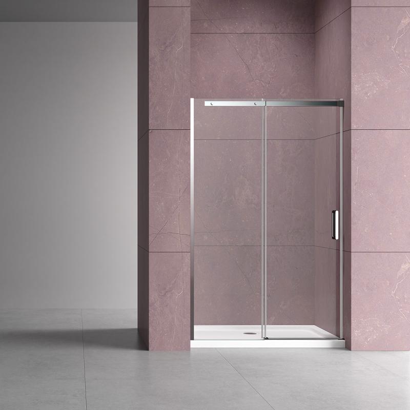 Душевая дверь Dice VDS-4D130CL, 1300, хром, стекло прозрачное Vincea