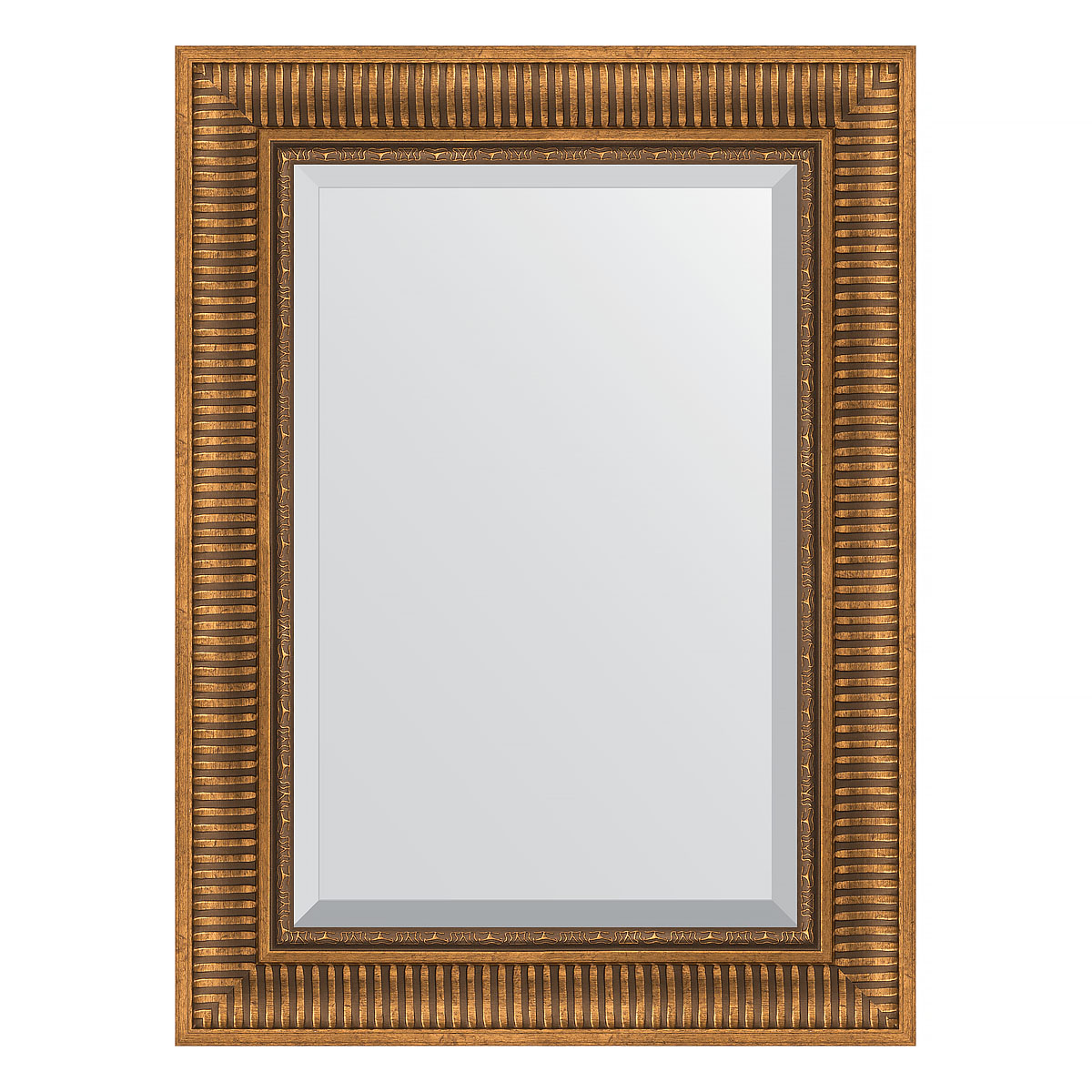 Зеркало настенное с фацетом EVOFORM в багетной раме бронзовый акведук, 57х77 см, BY 3388