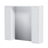 M41MPX0851WG Palace One, зеркало, частично зеркальный шкаф, 85 см, с подсветкой, белый, глянец Damixa фото в интернет-магазине Русалия