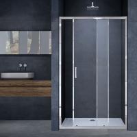 Душевая дверь Alpha VDS-3AL120CL, 1200, хром, стекло прозрачное Vincea фото в интернет-магазине Русалия