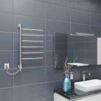 Полотенцесушитель электрический Vincea VTD-1S2CE 43х80, хром, таймер фото в интернет-магазине Русалия