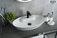 Раковина накладная овальная Simple-N N9398 GID фото в интернет-магазине Русалия