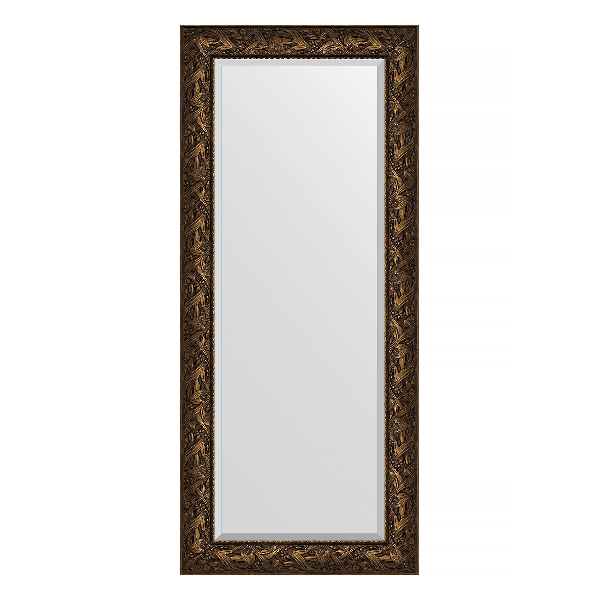 Зеркало настенное с фацетом EVOFORM в багетной раме Византия бронза, 69х159 см, BY 3573