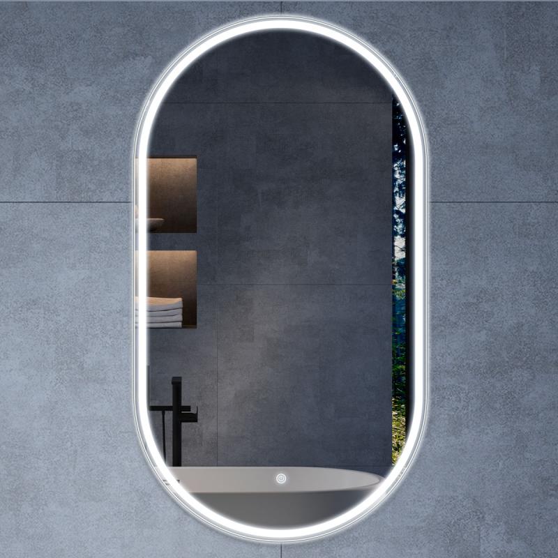 Зеркало LED VLM-3AU900 500×900 c сенсорным выключателем и диммером Vincea