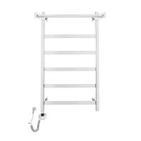 Электрический полотенцесушитель Квадро Плюс с полкой П6 400х800 EL, хром Domoterm фото в интернет-магазине Русалия