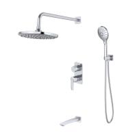 Душевая система скрытого монтажа с тропическим душем, ручным душем и изливом, Ray, IDDIS, (RAYSB03i68) фото в интернет-магазине Русалия