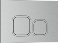 ESTI-Q Клавиша смыва 246 х 165 мм, серый/хром матовый, пластик IBERICA BLANCA фото в интернет-магазине Русалия