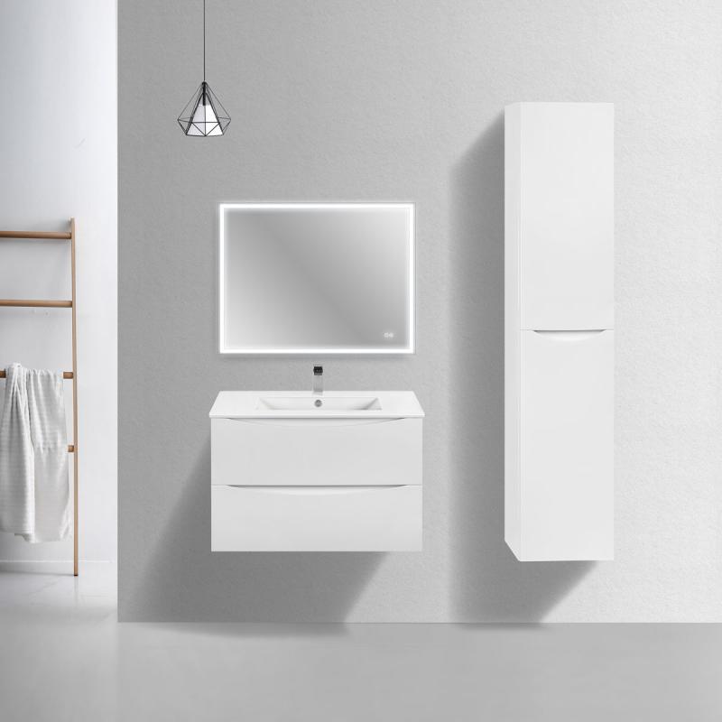 База под керамическую раковину Mia Slim 800 подвесная, 2 выкатных ящика soft close, G.White Vincea