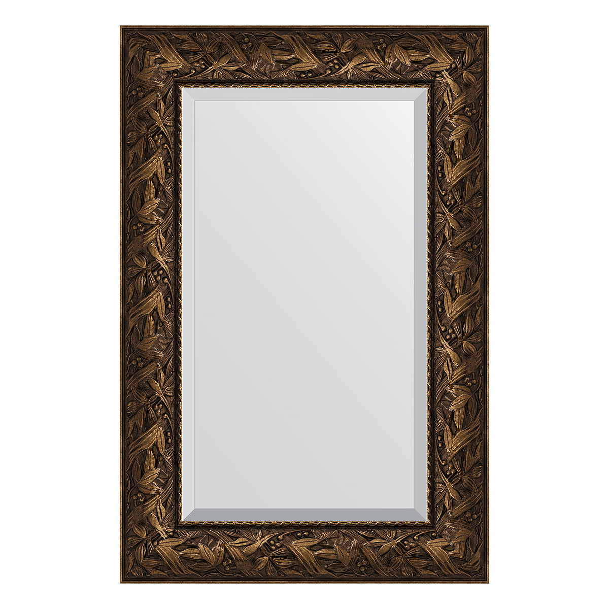 Зеркало настенное с фацетом EVOFORM в багетной раме Византия бронза, 59х89 см, BY 3417