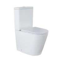 Унитаз безободковый AZ-8593 Luana с сиденьем микролифт Azario фото в интернет-магазине Русалия