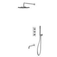 Термостатическая система для ванны скрытого монтажа WHITECROSS Y YSET11CR (хром) фото в интернет-магазине Русалия