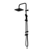 D0712020 Norma душевая система с квадратными лейками, черная фото в интернет-магазине Русалия