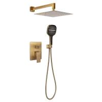 Душевая система встраиваемая (без излива) Hansberge H6070BR, бронза фото в интернет-магазине Русалия